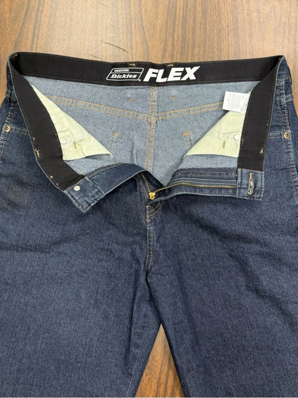 Dickies Men's Navy Flex Denim Carpenter Shorts Size 34 - Picture 4 of 12